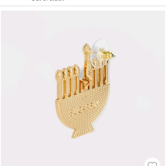 Sugarfix Baublebar Eight Nights Hanukkah Earrings NWT - Picture 2 of 5